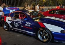 Mustangs invaden avenida Madero por el 1er aniversario del Club Mustang Tarasco