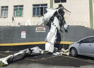 #Video || Tragedia aérea en Brasil: avioneta se estrella contra edificio y deja víctimas fatales