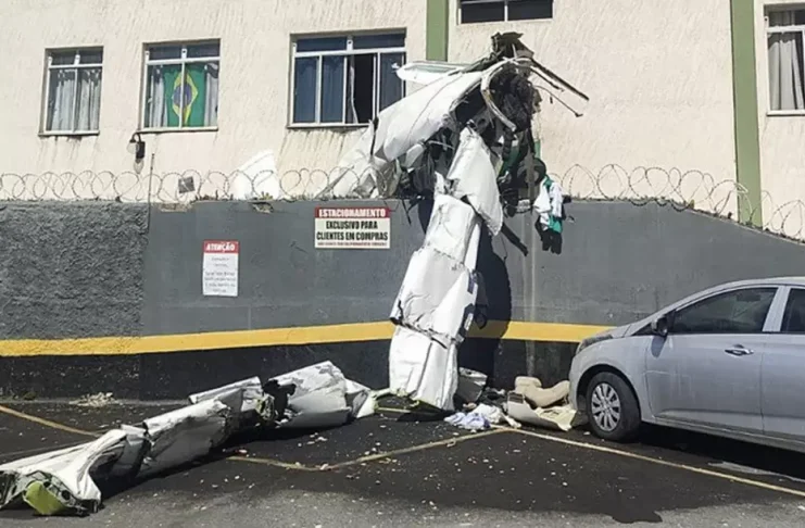#Video || Tragedia aérea en Brasil: avioneta se estrella contra edificio y deja víctimas fatales
