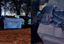 GC asegura dos vehículos robados y chalecos tácticos en Pátzcuaro