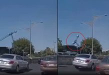 #VIDEO // Colapsa grúa en obra de la colonia Roma Sur; hay cuatro trabajadores lesionados