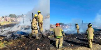 Arde choza de madera en la colonia irregular El Polvorín, Morelia