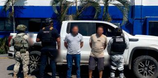Aseguran a dos hombres armados tras operativo interinstitucional en Lázaro Cárdenas