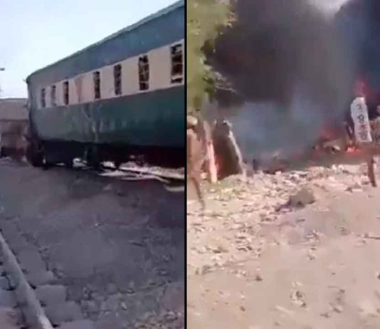 #VIDEO // Ataque con explosivos contra tren en Pakistán deja decenas de víctimas
