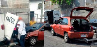 Automovilista atropella a taquero en la colonia Loma Libre, Morelia