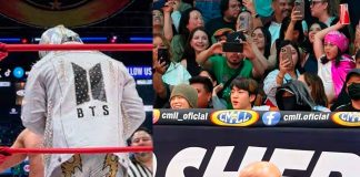 Integrantes de BTS son captados disfrutando de la lucha libre en la Arena México.