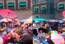 #VIDEO// BTS llega a Palacio Nacional: fans abarrotan el Zócalo previo a reunión con Sheinbaum