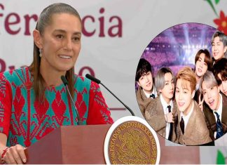 #VIDEO// Sheinbaum anuncia reunión con BTS en Palacio Nacional y bromea con saludo desde el balcón