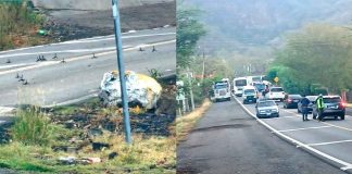 Reportan enfrentamiento y bloqueo en Cotija