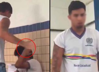 #VIDEO || Golpiza en salón de clases termina con estudiante detenido y una ola de indignación en Brasil