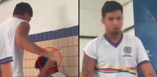 #VIDEO || Golpiza en salón de clases termina con estudiante detenido y una ola de indignación en Brasil