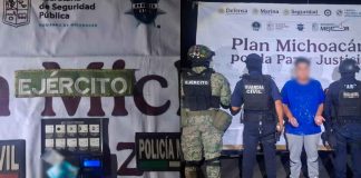 Capturan a sujeto con dosis de “cristal”, en la zona Centro de Jacona
