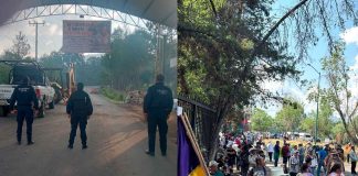 Comuneros de Sevina irrumpen en Casa Michoacán tras exigir justicia por asesinato de guardias comunales