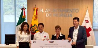 Cruz Roja Morelia arranca colecta anual con meta de 2 millones de pesos