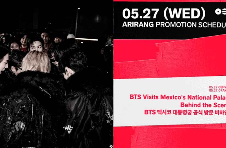 BTS estrenará video inédito de su encuentro con Claudia Sheinbaum en Palacio Nacional