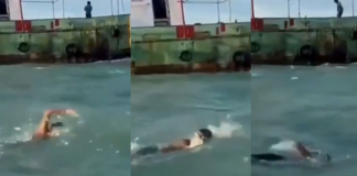#Video || Niño de 7 años hace historia al nadar 29 km entre Sri Lanka e India