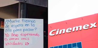 Empleados de Cinemex protesta por malos tratos y explotación laboral
