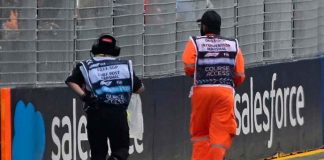 #VIDEO Un cómico momento durante el Gran Premio de Singapur en la Formula 1