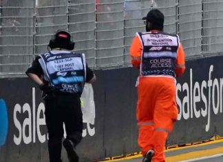 #VIDEO Un cómico momento durante el Gran Premio de Singapur en la Formula 1