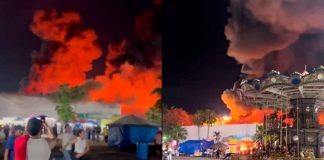 VIDEO | Tragedia en Feria: Mueren 5 personas tras fuerte incendio en la Nave 1 del Parque Tabasco