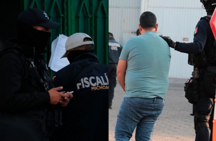 FGE despliega operativo táctico en Morelia y ejecuta un cateo; hay un detenido, droga y equipo táctico asegurado