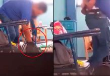 #VIDEO // Suspenden a maestro tras ser grabado robando las mochilas de sus propios alumnos