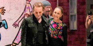 #VIDEO// “My president”: Bono elogia a Sheinbaum y reconoce avances en México