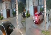 #video || Vigilante queda al borde de la muerte tras ser brutalmente atropellado en Trujillo; video capta el impacto