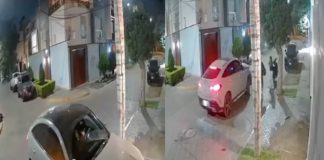 #video || Vigilante queda al borde de la muerte tras ser brutalmente atropellado en Trujillo; video capta el impacto