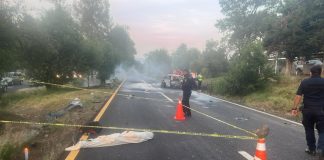 Choque entre cuatro vehículos deja un muerto y tres heridos en la Morelia-Pátzcuaro