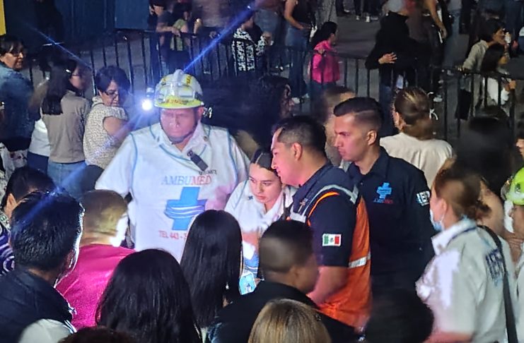 Mujer se accidenta durante el concierto de Marco Antonio Solís