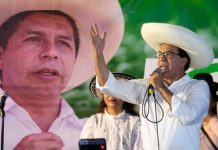 Izquierdista sorprende y avanza a segunda vuelta presidencial en Perú