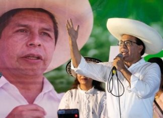 Izquierdista sorprende y avanza a segunda vuelta presidencial en Perú