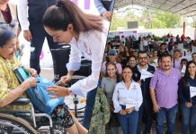 Fanny Arreola agradece la participación ciudadana durante la Feria de la Paz en Apatzingán