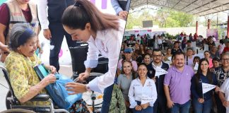 Fanny Arreola agradece la participación ciudadana durante la Feria de la Paz en Apatzingán