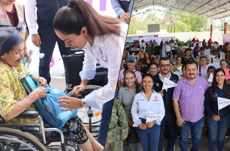 Fanny Arreola agradece la participación ciudadana durante la Feria de la Paz en Apatzingán