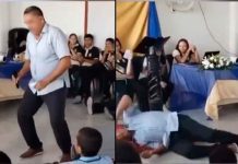 #VIDEO // Profesor fallece frente a sus alumnos mientras cantaba en pleno festejo