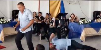 #VIDEO // Profesor fallece frente a sus alumnos mientras cantaba en pleno festejo