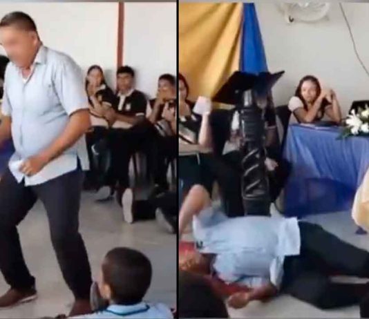 #VIDEO // Profesor fallece frente a sus alumnos mientras cantaba en pleno festejo