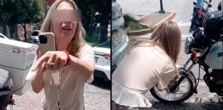 #VIDEO // Maniobra en reversa de diputada termina en choque y enciende la conversación en redes