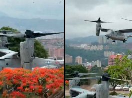 #VIDEO // Movilización aérea en Caracas: operativo en embajada de EU desata especulaciones