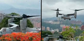#VIDEO // Movilización aérea en Caracas: operativo en embajada de EU desata especulaciones