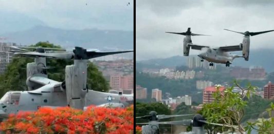 #VIDEO // Movilización aérea en Caracas: operativo en embajada de EU desata especulaciones