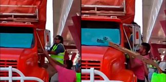 #VIDEO // Trabajadores de obra en Mercado de Abastos agreden a trailero