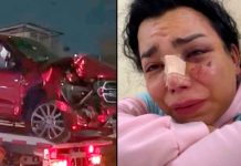 #VIDEO // Paolita Suárez sale del hospital y lanza mensaje tras fuerte accidente automovilístico