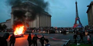 #VIDEO París sufre disturbios tras el triunfo del PSG en la Champions League