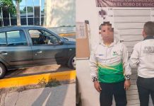 Policía Morelia detiene a sujeto en posesión de droga y auto robado