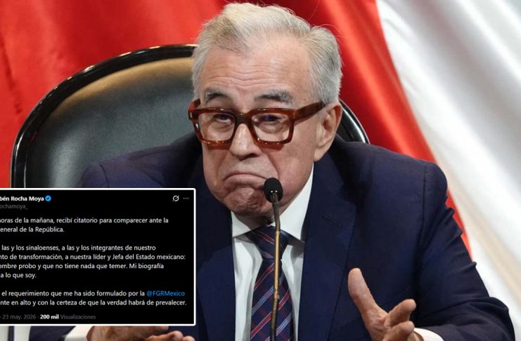 “No tengo nada que temer”: Rubén Rocha Moya responde a citatorio de la FGR