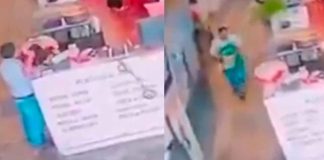 #VIDEO // Finge buscar trabajo y roba 50 mil pesos de un local de comida en Puebla