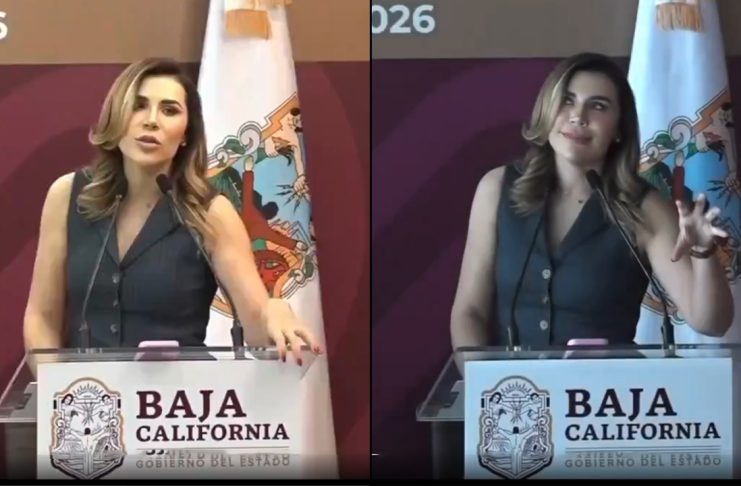 #VIDEO // Funcionario niega apagones en Baja California y los dejan a oscuras en vivo